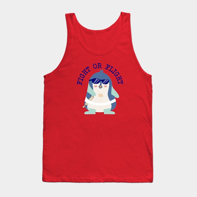 Fight or Flight, But I Can't Fly Tank Top by Selva_design14